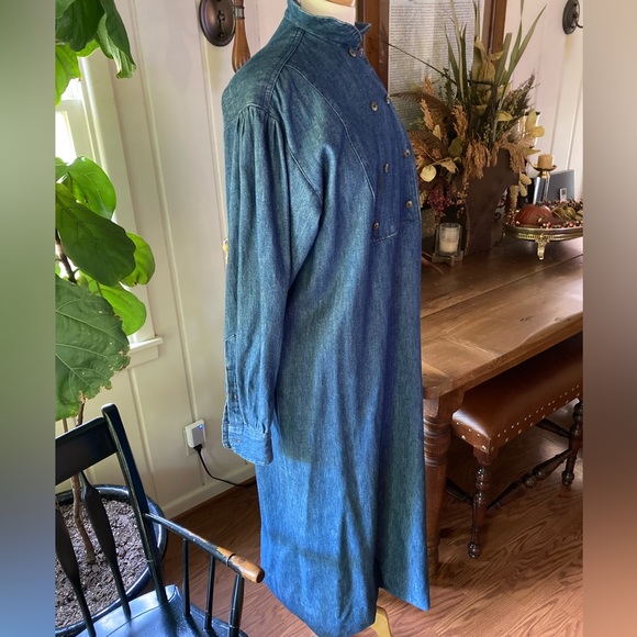 “LAST CALL” VTG RALPH LAUREN Denim Dress - Picture 3 of 10